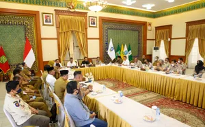 Gubernur Ansar Bersama BPN Kepri dan Kejati Kepri Bahas GTRA Summit 2023 dan Progres Jembatan Babin
