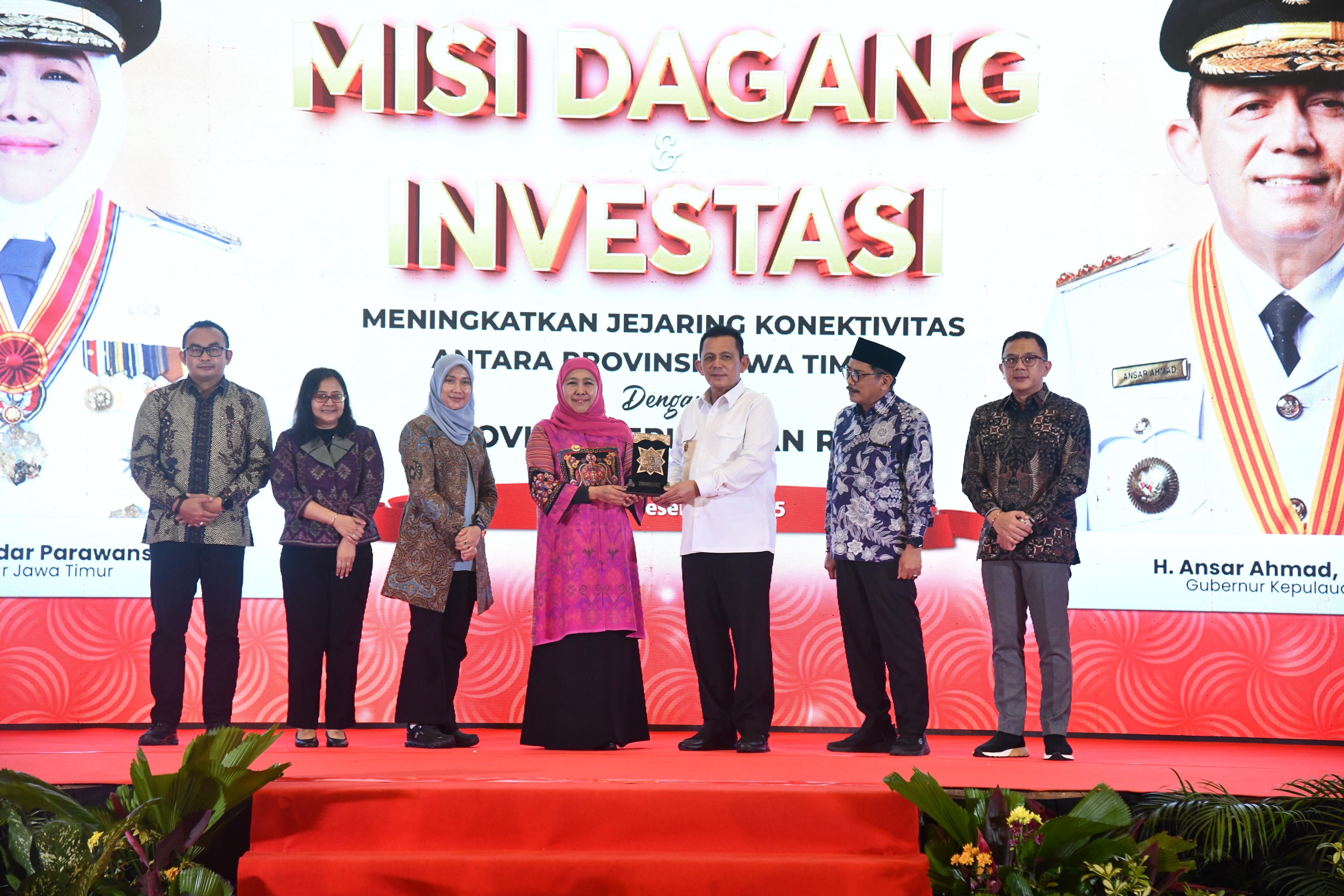 Ansar - Khofifah Perkuat Hubungan Antar Daerah Melalui Misi Dagang & Investasi