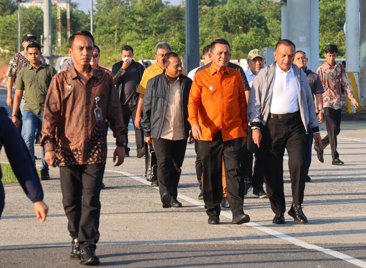 Gubernur Ansar Sambut Wamen Kemenko Polhukam RI Jelang Peluncuran Sisa Stockpile Bauksit di Kepri