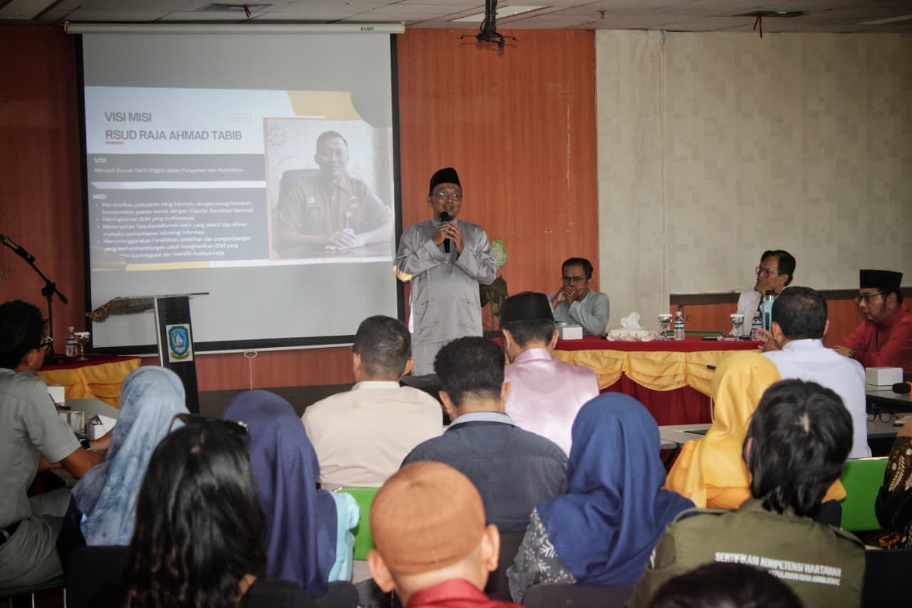 RSUD Raja Ahmad Tabib Gelar Forum Konsultasi Publik 2025, Perkuat Transparansi dan Layanan Kesehatan