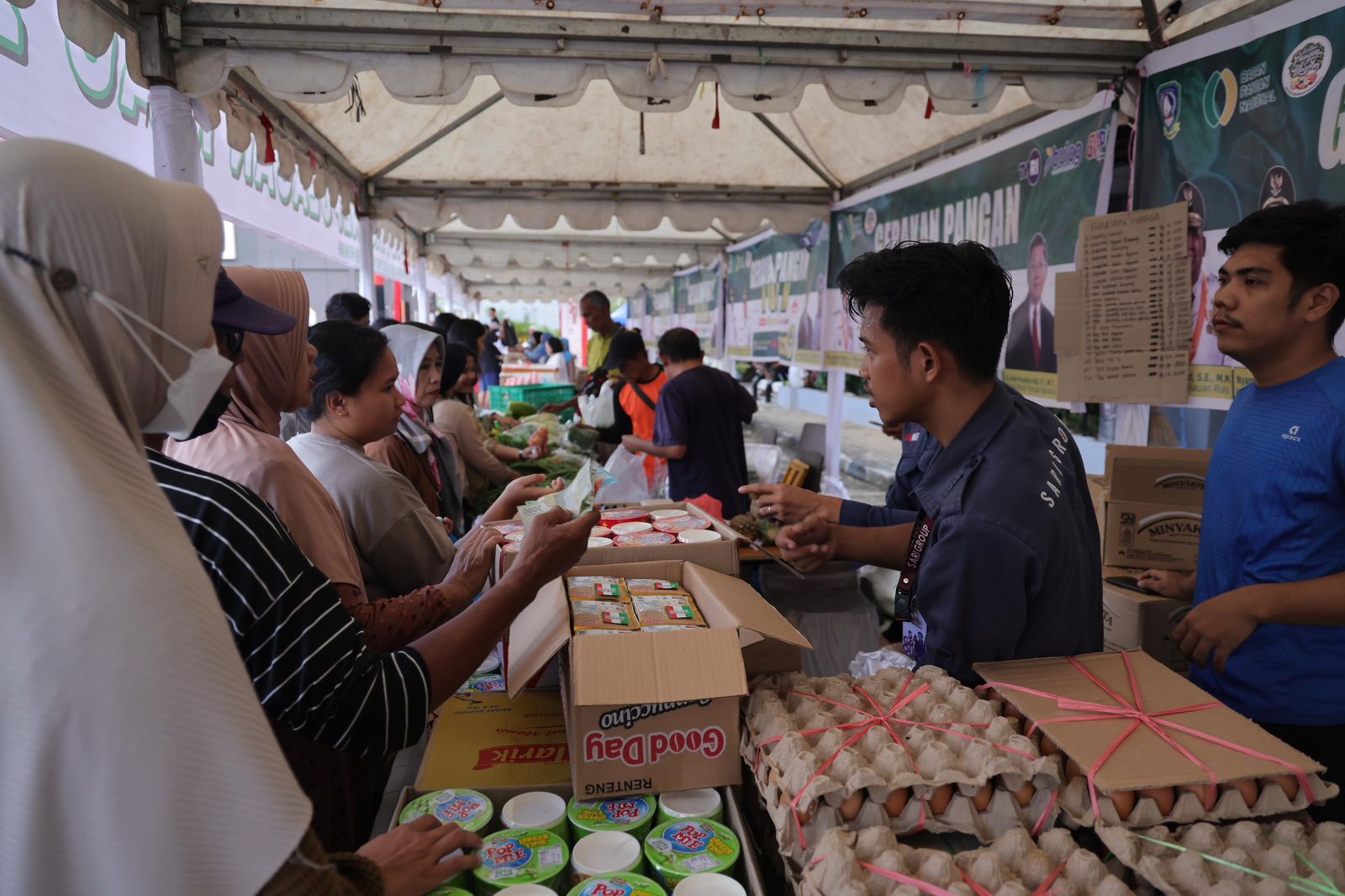 Gerakan Pangan Murah Serentak di Kepri Disambut Antusias Masyarakat