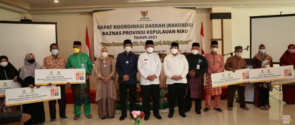 Gubernur Buka Rakorda BAZNAS Provinsi Kepulauan Riau 2021