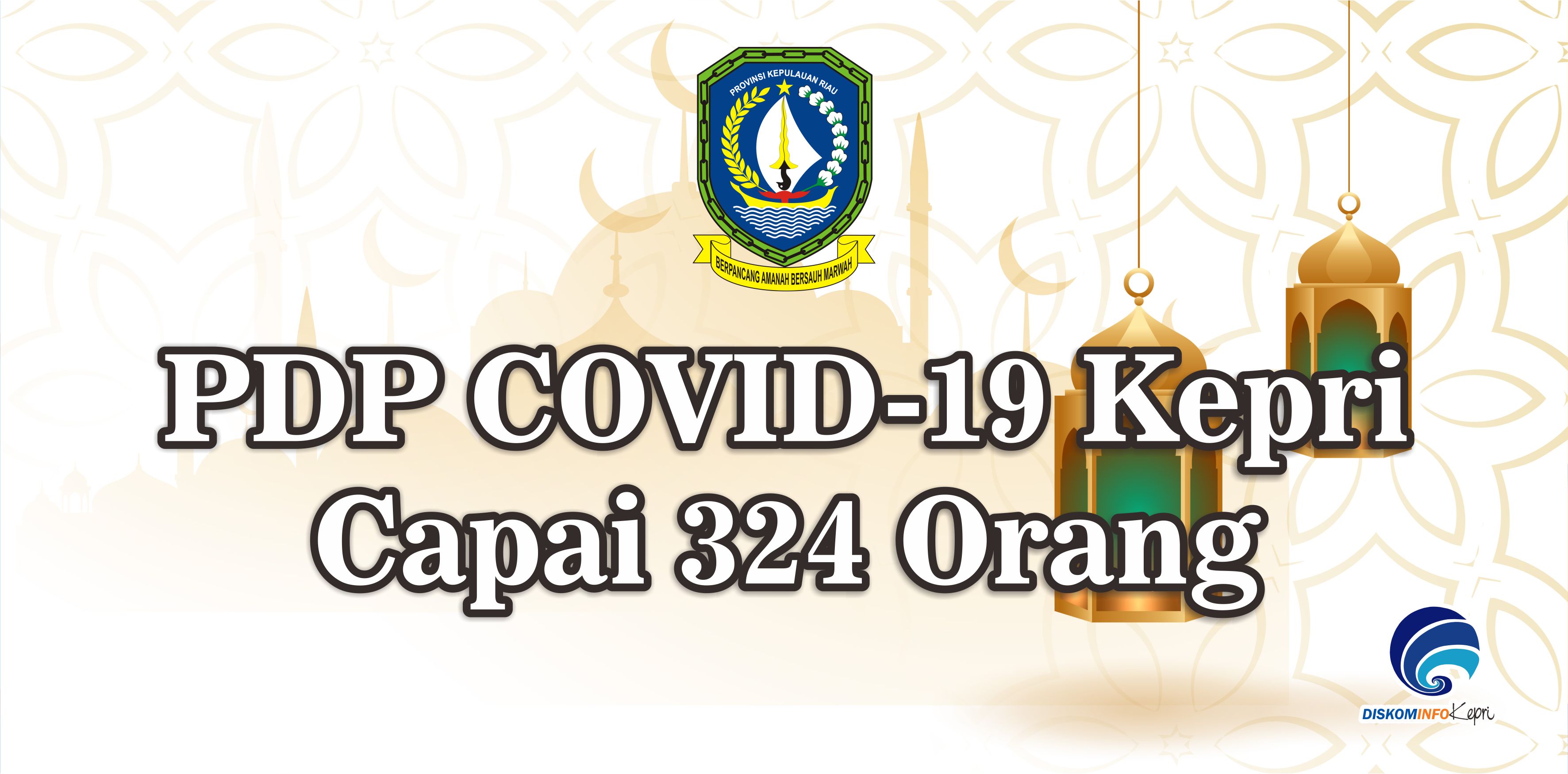 PDP COVID-19 Kepri Capai 324 Orang