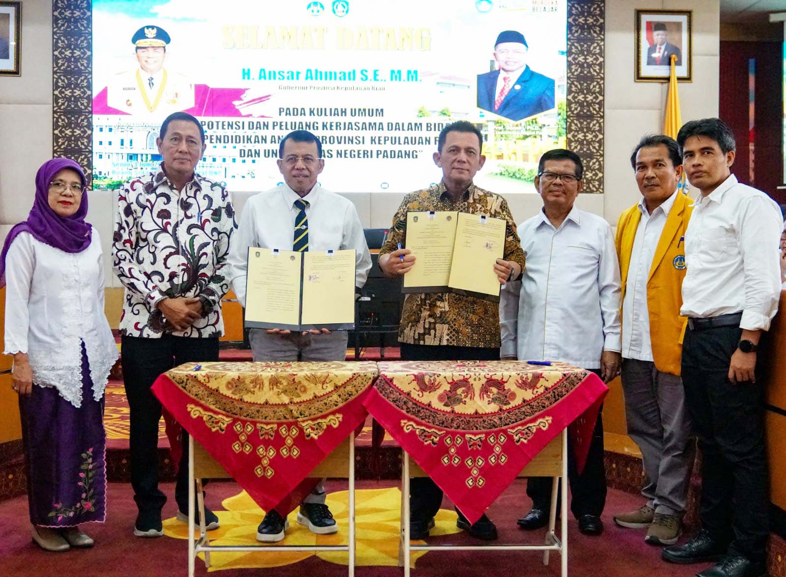 Jalin Kerja Sama dengan UNP, Pemprov Kepri Perluas Jejaring Pendidikan dan Tingkatkan Kualifikasi Tendik
