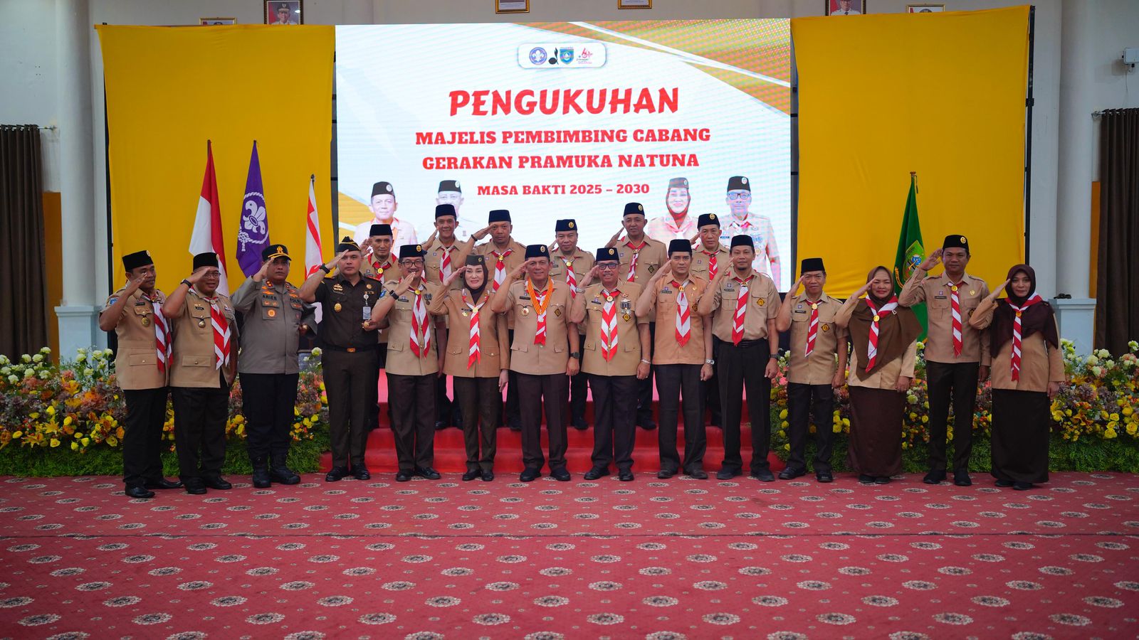 Pramuka Natuna Siap Berinovasi, Gubernur Ansar Lantik Pengurus Masa Bakti 2025–2030