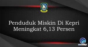 Penduduk Miskin Di Kepri Meningkat 6,13 Persen