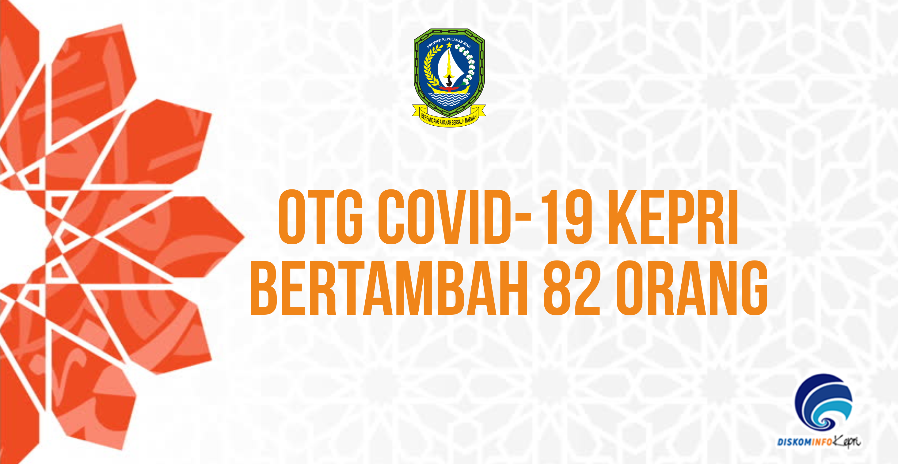 OTG COVID-19 Kepri Bertambah 82 Orang