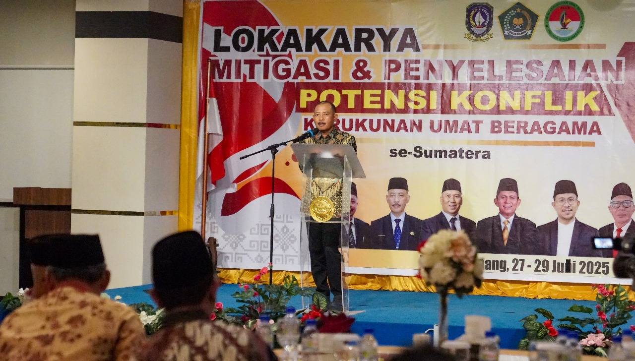 Hadiri Lokakarya FKUB, Sekdaprov Adi: Kerukunan Umat Tanggung Jawab Bersama