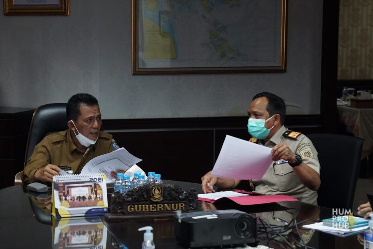 Gubernur Pimpin Rapat Bersama BPN, Bahas Rencana Kunjungan Wamen ATR/BPN