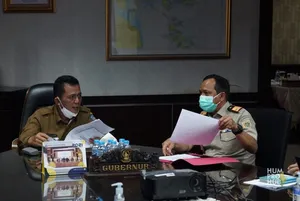 Gubernur Pimpin Rapat Bersama BPN, Bahas Rencana Kunjungan Wamen ATR/BPN