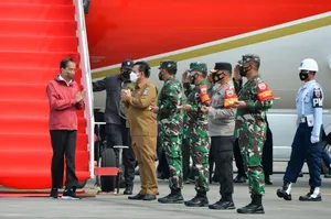 Presiden RI Joko Widodo Tiba di Kota Batam