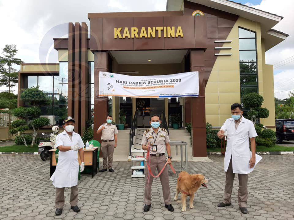 Karantina Pertanian Tanjungpinang Peringati Hari Rabies Sedunia 2020