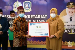 Wagub Marlin Resmikan Sekretariat LPTQ Kepri