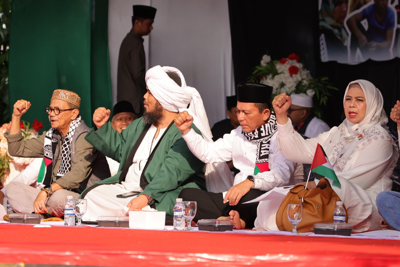 Gubernur Ansar Hadiri Semarak Muharram dan Tabligh Akbar Peduli Palestina di Tanjungpinang