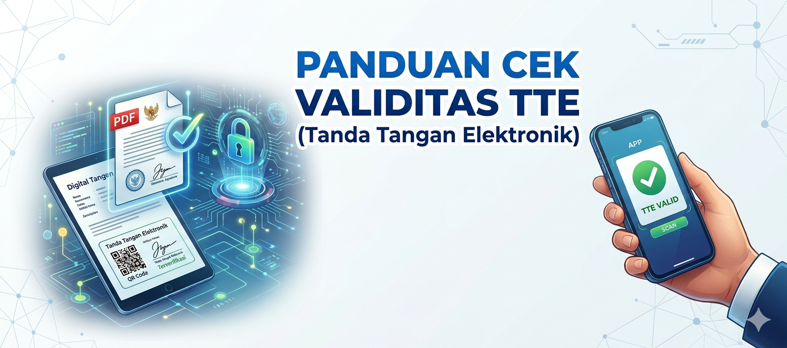 Panduan Cek Validitas Tanda Tangan Elektronik (TTE) pada Dokumen Elektronik