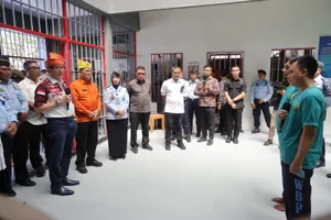 Menkumham RI Didampingi Gubernur Kepri Kunjungi Warga Binaan Lapas Narkotika Kelas II Tanjungpinang
