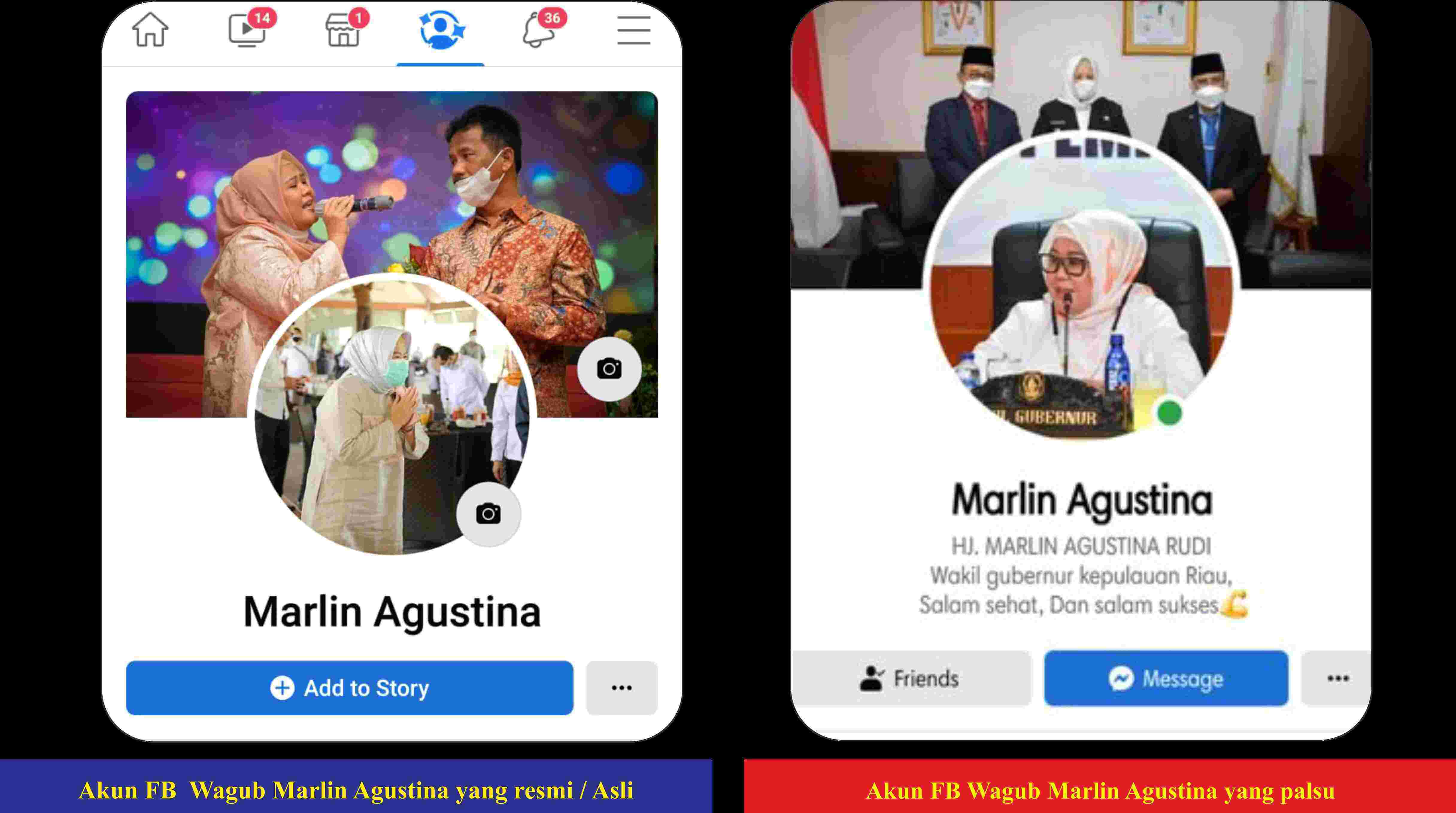 Mari Bijak menggunakan Media Sosial - Hati-Hati Ada Akun FB yang Mencatut Nama  Wakil Gubernur Kepri