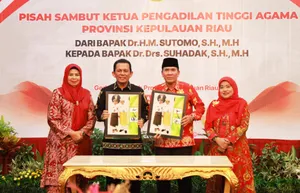 Pisah Sambut Ketua PTA Kepri, Ansar Berharap Harmoni dan Kedamaian Masyarakat Tetap Terjaga