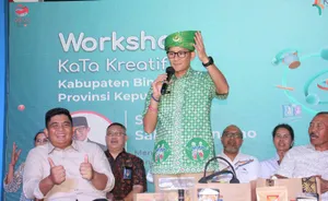 Menteri Pariwisata dan Ekonomi Kreatif Sandiaga Uno Dukung Workshop Kabupaten/Kota Kreatif di Bintan
