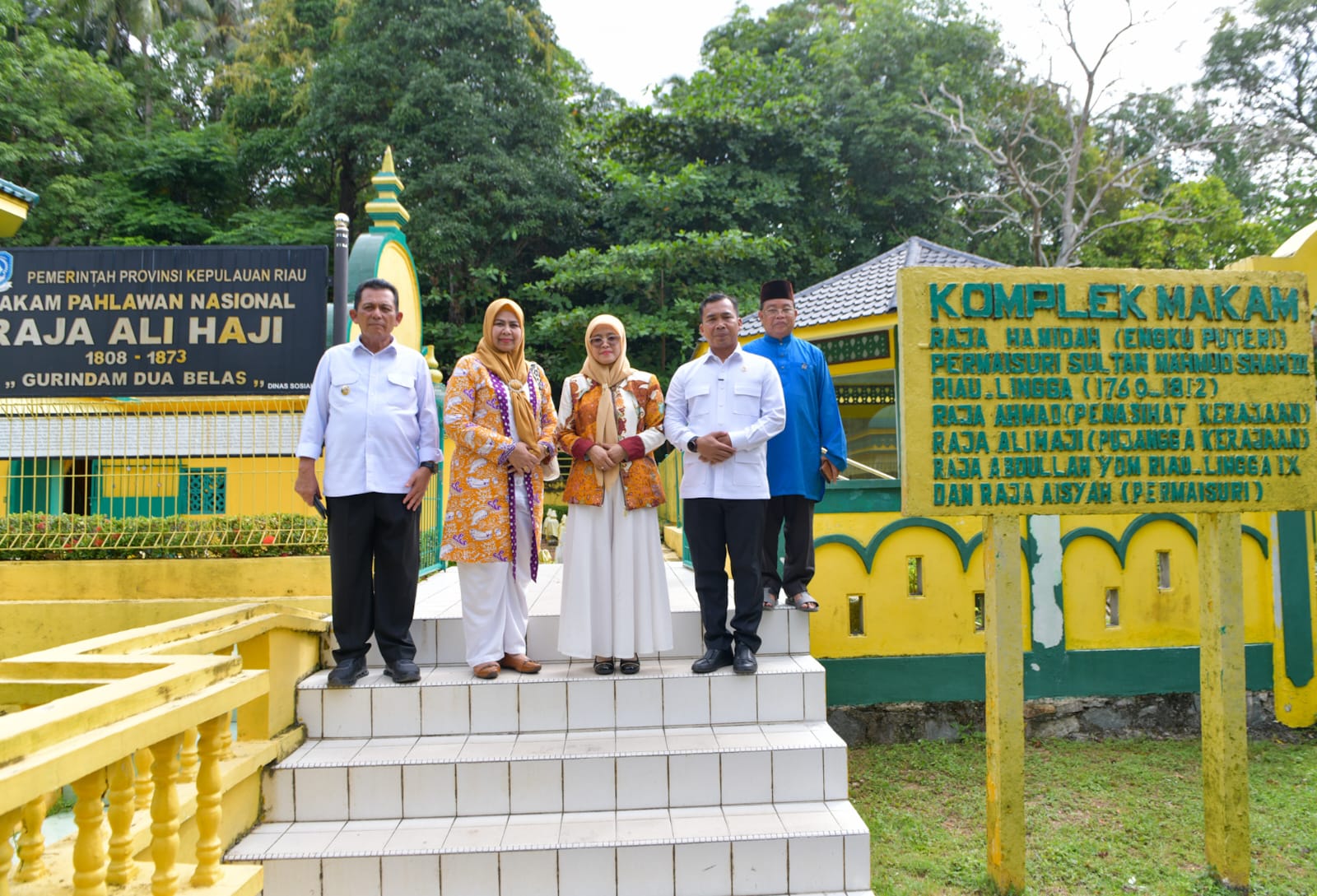 Menteri Wihaji Kunjungi Pulau Penyengat, Kagumi Warisan Sejarah dan Budaya Melayu