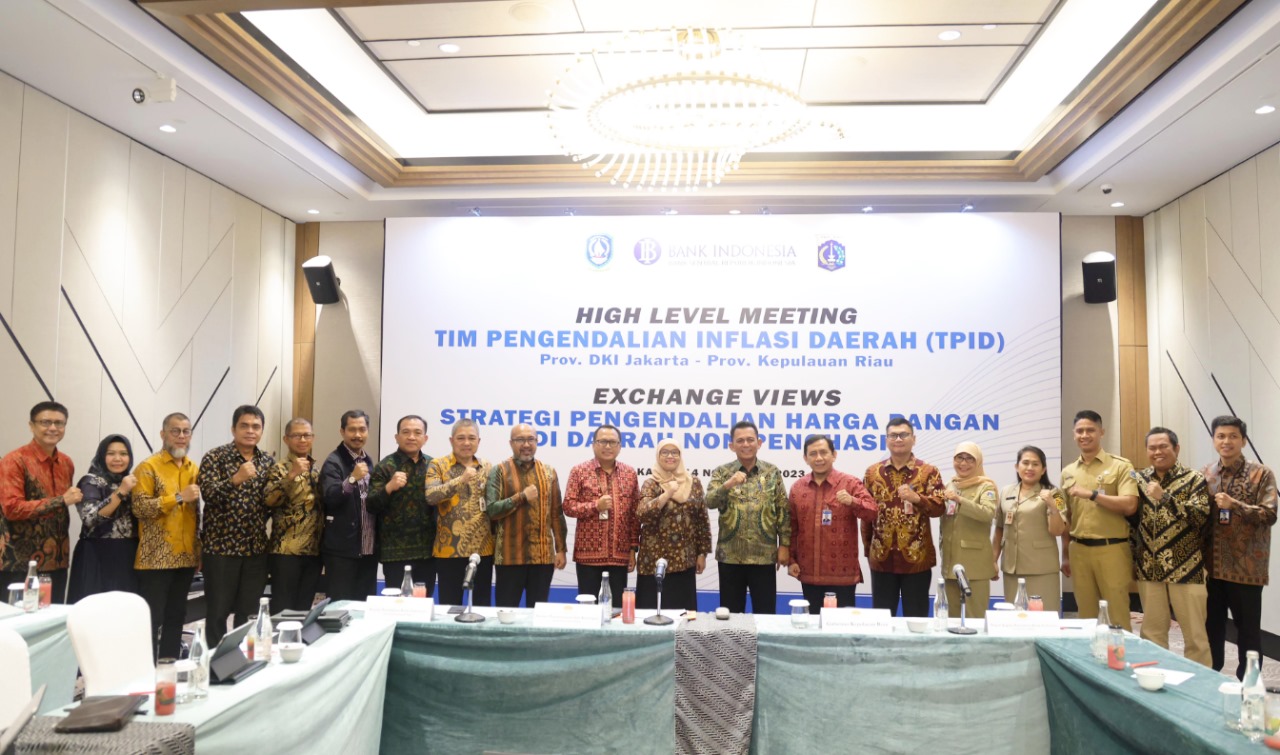 Gubernur Ansar Pimpin TPID Kepri dalam High Level Meeting bersama TPID DKI Jakarta