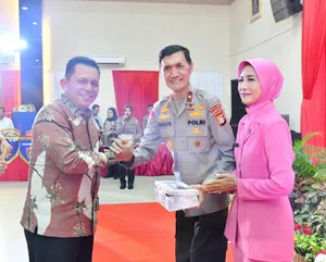 Gubernur Ansar Hadiri Kenal Pamit Wakpolda Kepri, Brigjen Pol Agus Suharnoko Digantikan Oleh Brigjen Pol Asep Safrudin