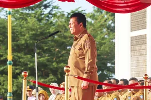 Pimpin Apel Awal Tahun, Gubernur Ansar Berpesan Jaga Kekompakan dan Tingkatkan Kinerja