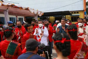 Hadiri HUT PBB Pertama di Karimun, Ansar Ajak Pemuda Batak Tetap Kompak