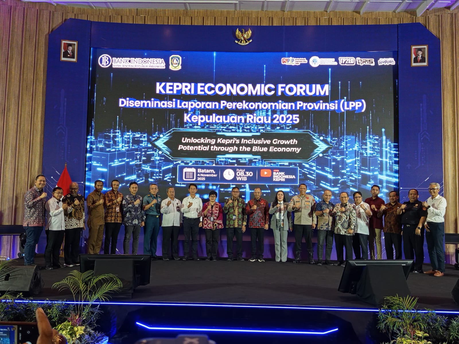 Plh. Sekda Kepri Hadiri Kepri Economic Forum 2025, Diselenggarakan Perwakilan BI di Batam