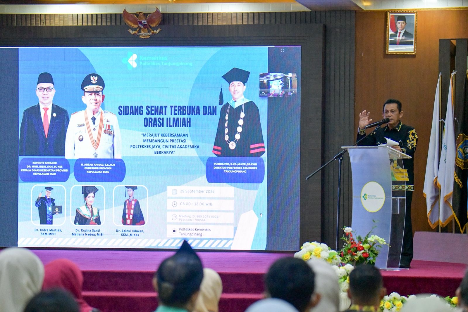 Gubernur Ansar Hadiri Dies Natalis ke-14 Poltekkes Kemenkes Tanjungpinang, Dorong SDM Kesehatan Mampu Bersaing Global