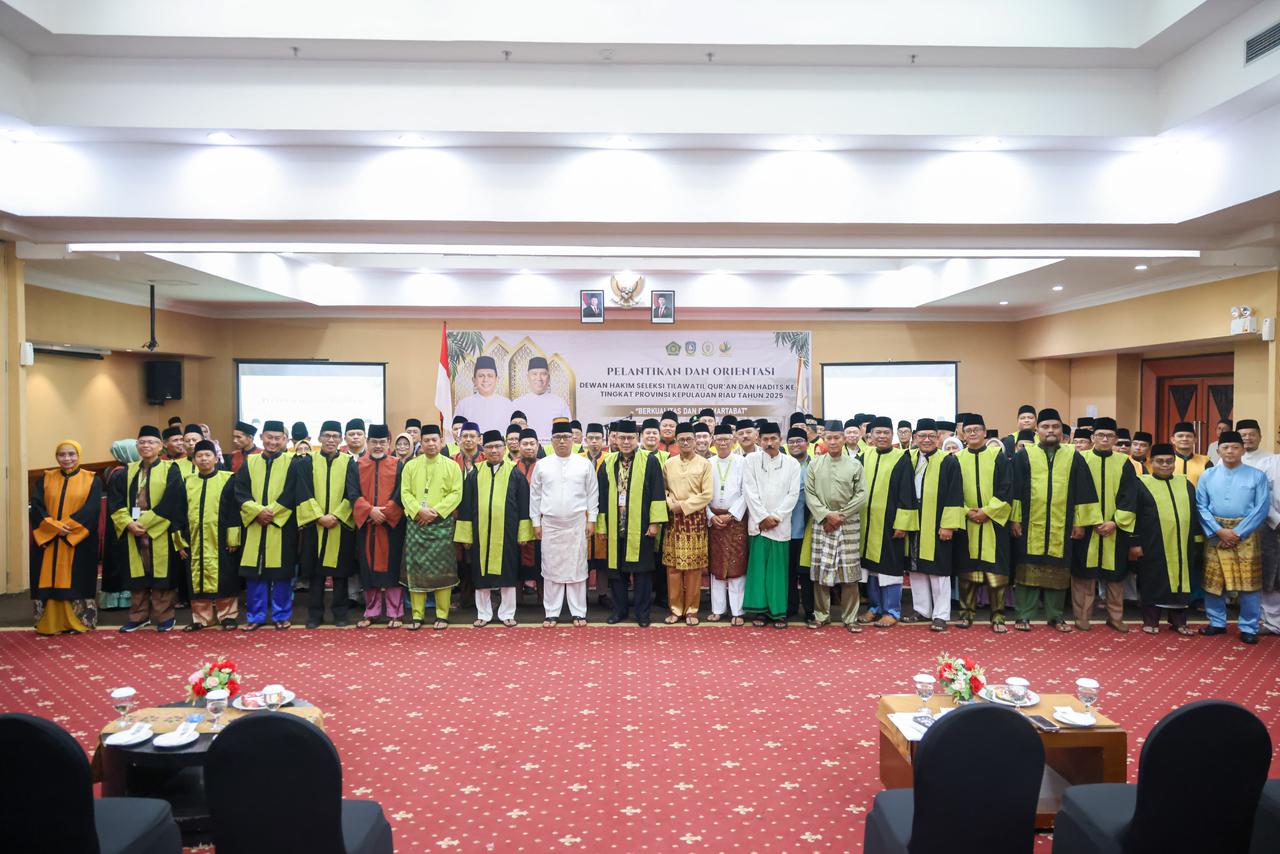 Ketua LPTQ Kepri Lantik Dewan Hakim STQH XI, Tegaskan Jaga Kualitas dan Integritas