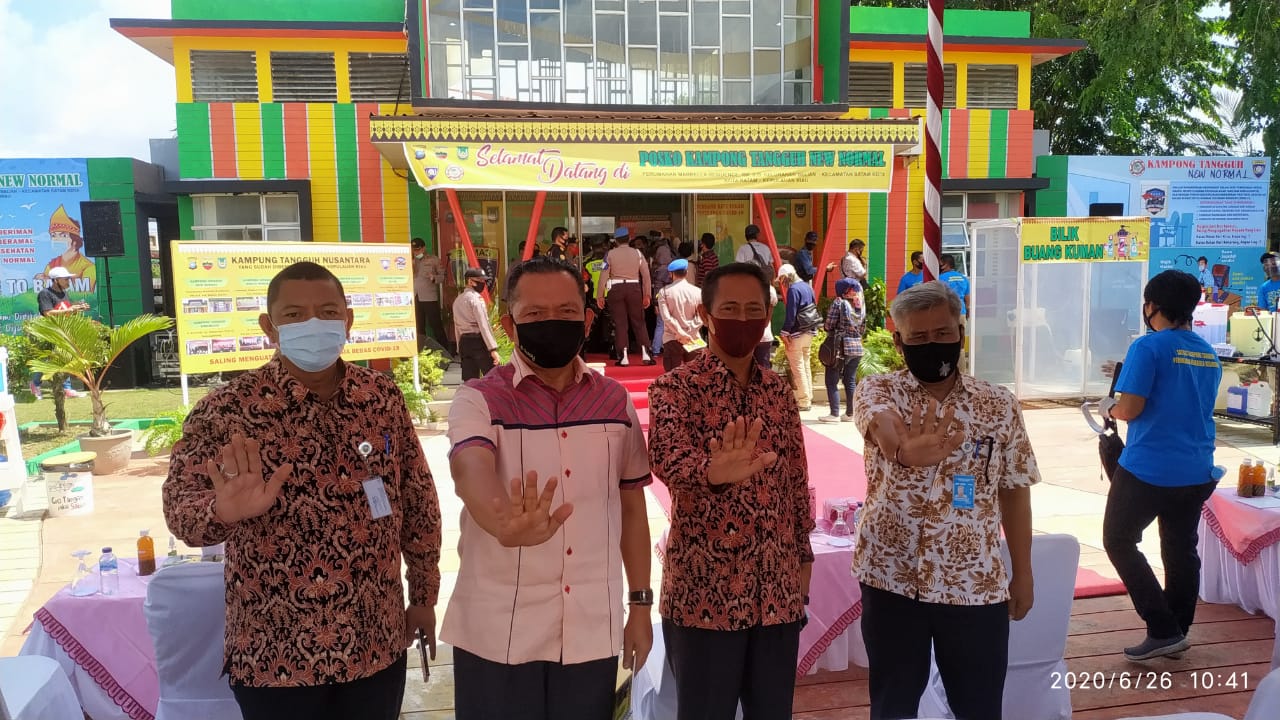 Tim Satgas Bersatu Lawan Covid-19 Bersama Polda Kepri Rancang Perbanyak Kampung Tangguh