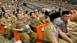 Gubernur Ansar Hadir Langsung Rapat Koordinasi Nasional Kepala Daerah dan Forkopimda Seluruh Indonesia