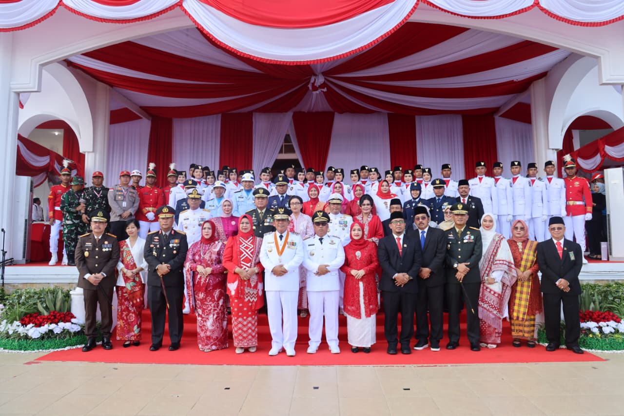 Gubernur Ansar Ahmad Pimpin Upacara Peringatan HUT ke-80 Kemerdekaan RI Tingkat Provinsi Kepri
