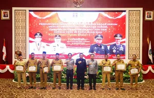 Sebanyak 70 Desa & Kelurahan Binaan Sadar Hukum se-Kepri Ditetapkan