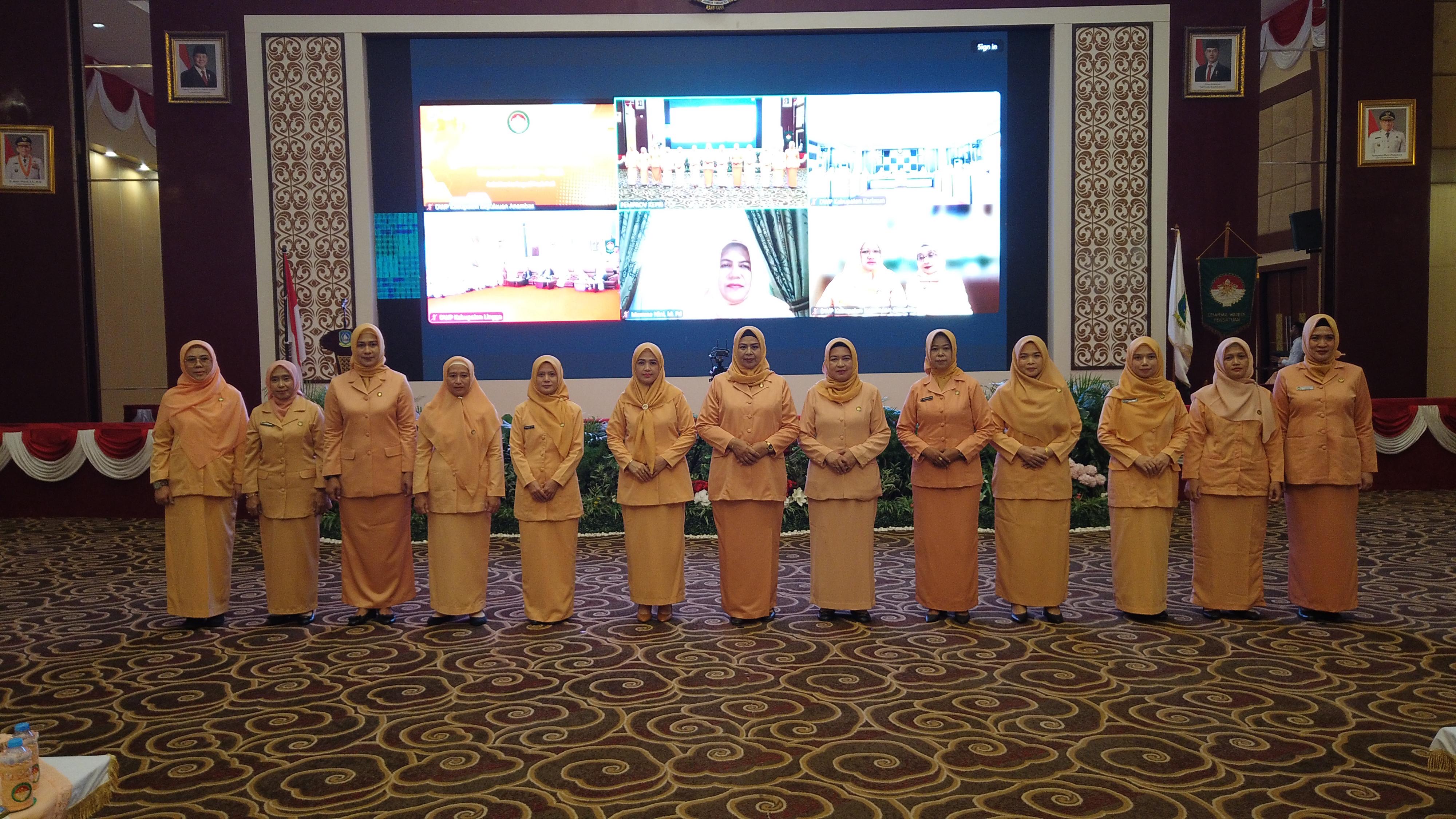 Pengurus DWP Kepri dan Kabupaten/Kota Masa Bakti 2024–2029 Resmi Dikukuhkan