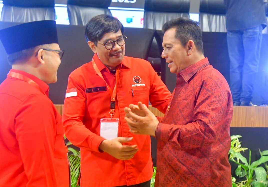 Gubernur Ansar Hadiri Pembukaan Konferda dan Konfercab PDIP Kepri 2025