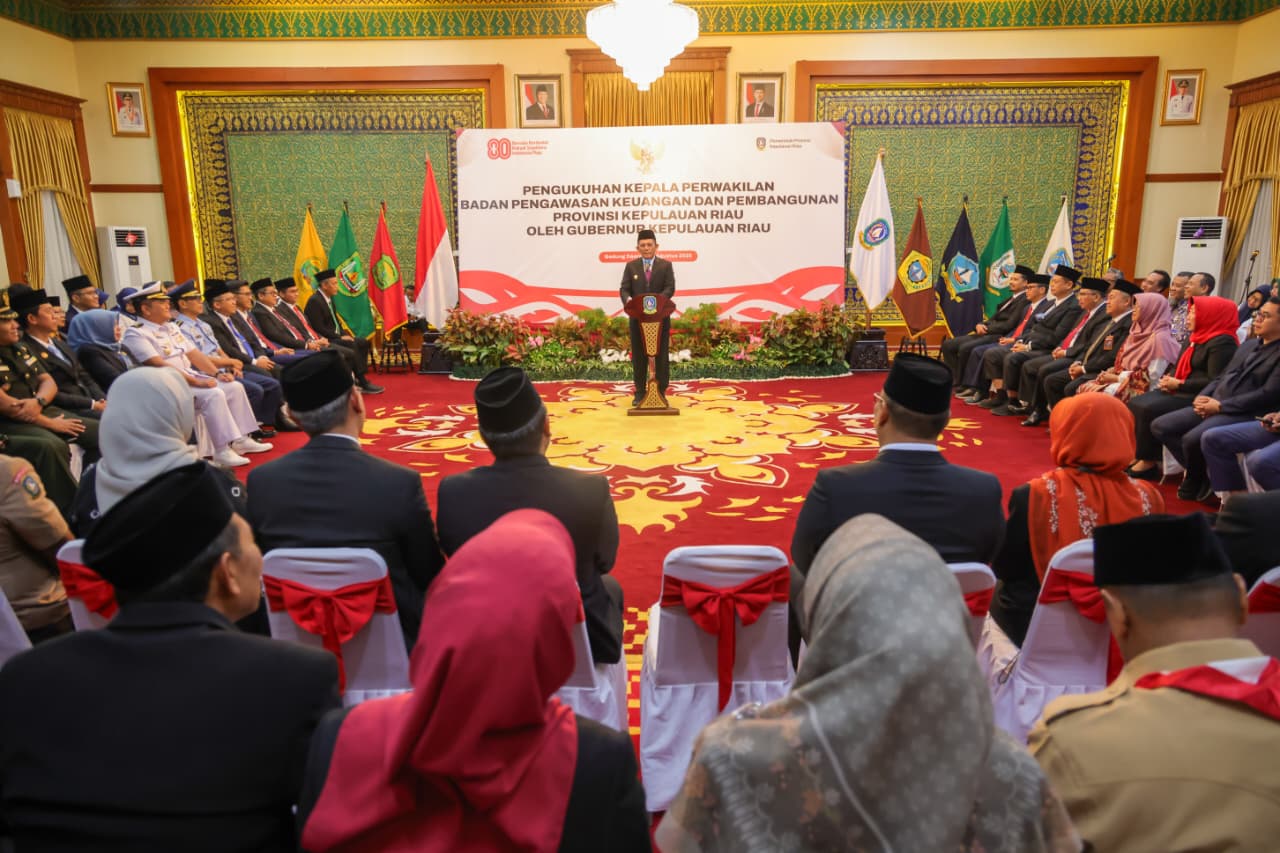 Gubernur Ansar Kukuhkan Kepala BPKP Perwakilan Kepri yang Baru