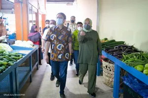 Wagub Marlin Tinjau Tiga Pasar di Batam
