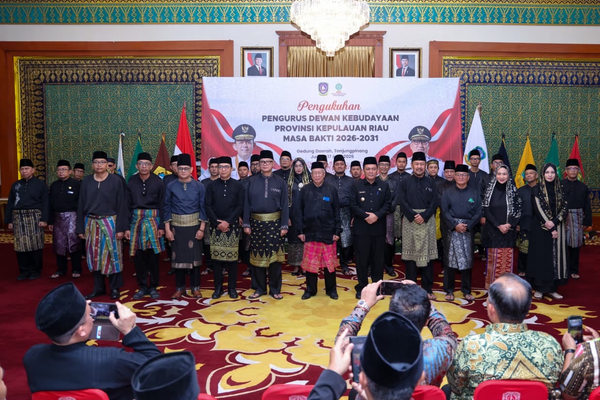 Gubernur Ansar Lantik Dewan Kebudayaan Kepri 2026–2031, Perkuat Pelestarian Budaya Melayu