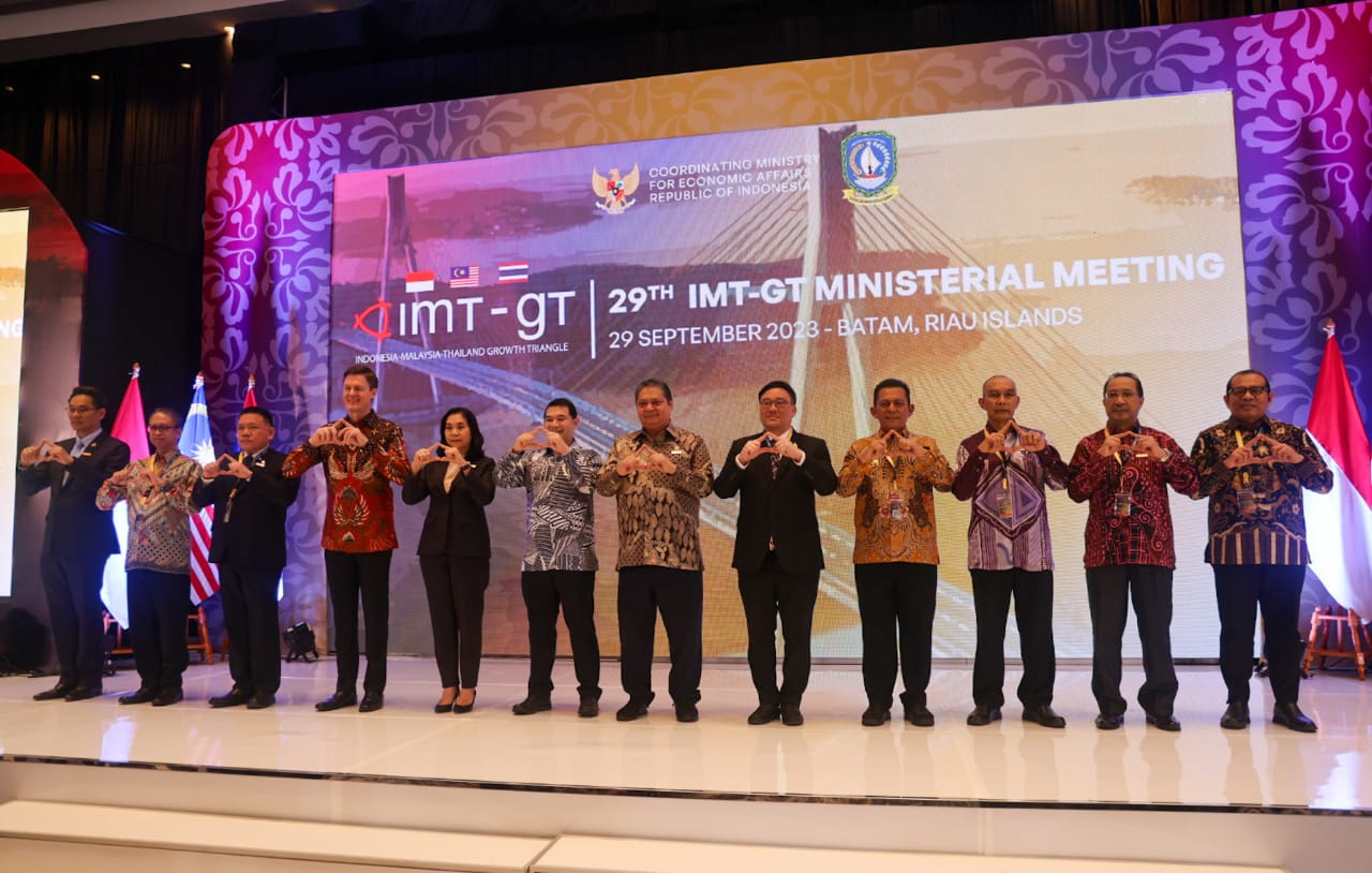 Menko Perkonomian RI Airlangga Hartanto Pimpin Pertemuan Antar Menteri Pada Forum Pertemuan IMT-GT