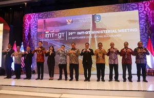 Menko Perkonomian RI Airlangga Hartanto Pimpin Pertemuan Antar Menteri Pada Forum Pertemuan IMT-GT