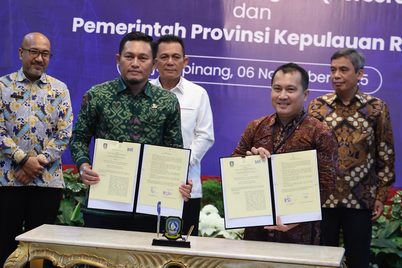 Pemprov Kepri dan Bank BTN Teken MoU, Bangun Ekosistem Keuangan Daerah yang Inklusif dan Berkelanjutan