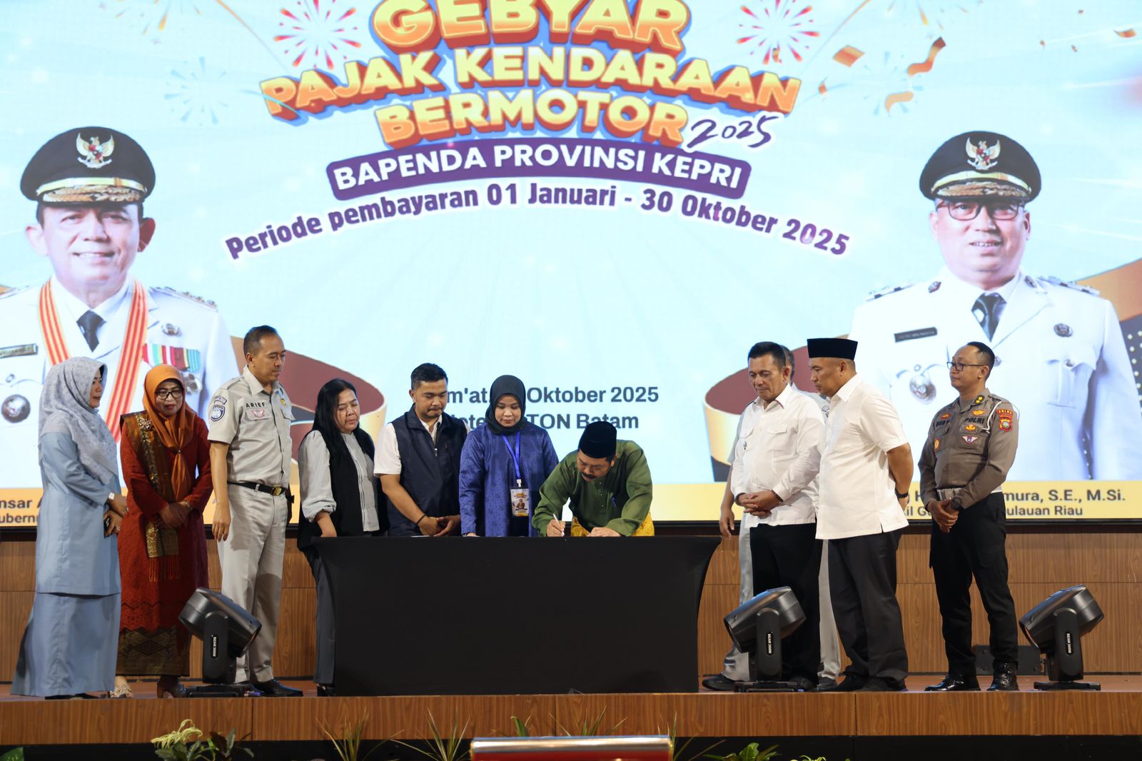 Gubernur Ansar Hadiri Pengundian Gebyar Pajak Kendaraan Bermotor 2025 Kepri