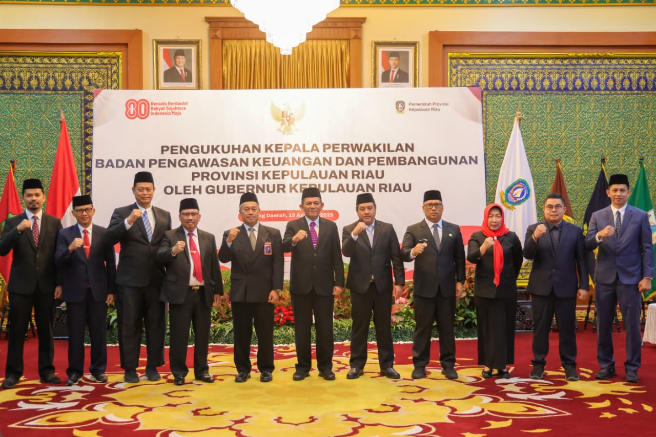 Gubernur Ansar Kukuhkan Kepala BPKP Perwakilan Kepri yang Baru