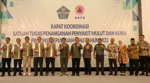 Kepala BNPB RI Buka Rakor Satgas Penanganan PMK Kepri
