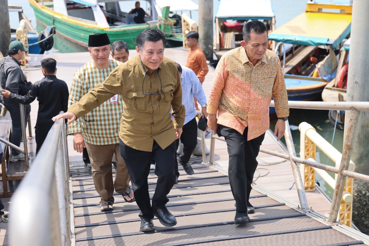 Gubernur Ansar Dampingi Deputi Bappenas Tinjau Pulau Penyengat