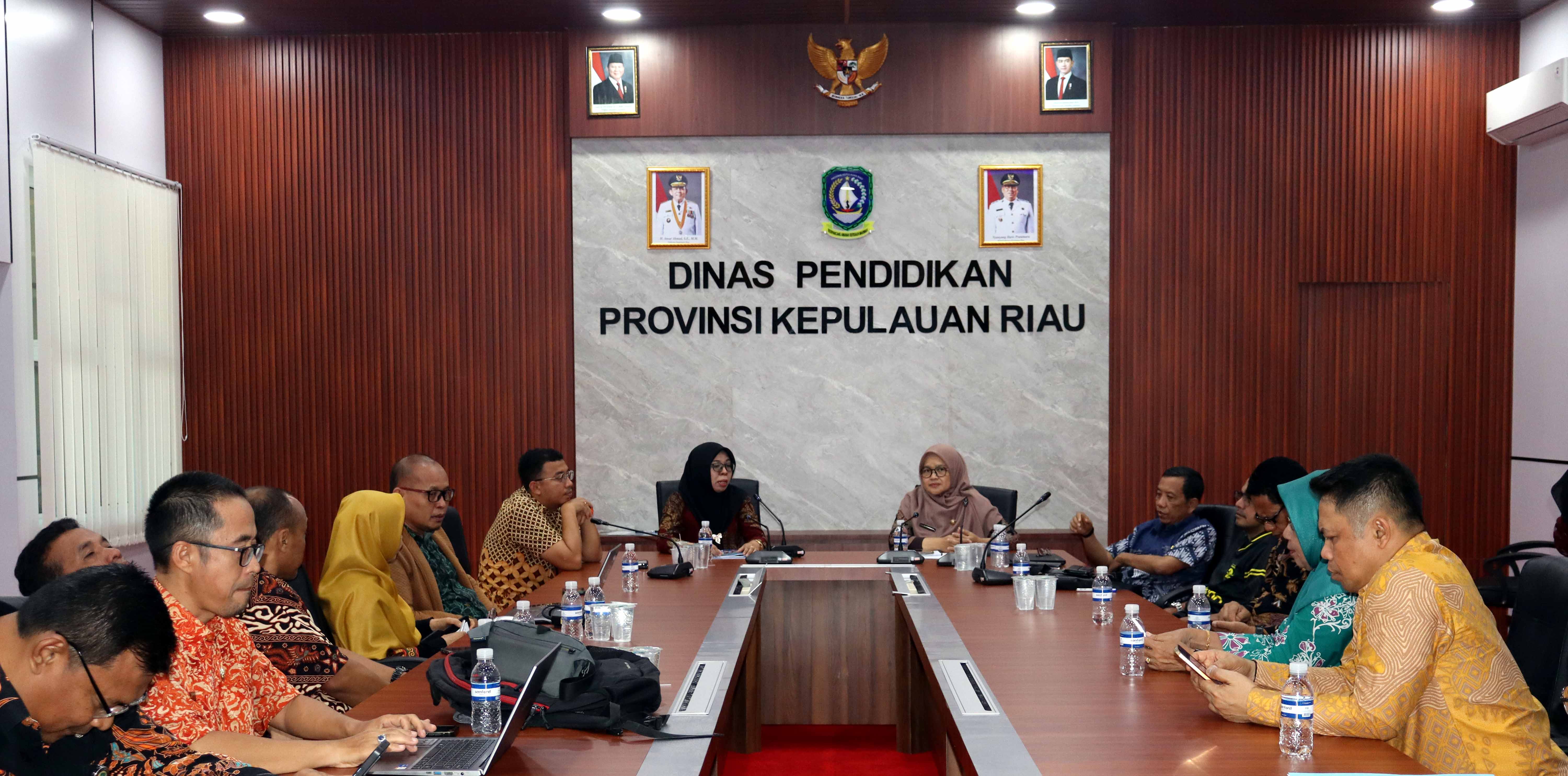 Disdik Kepri Sambut Audiensi BNNP Perkuat Sinergi Integrasi Kurikulum Anti Narkoba
