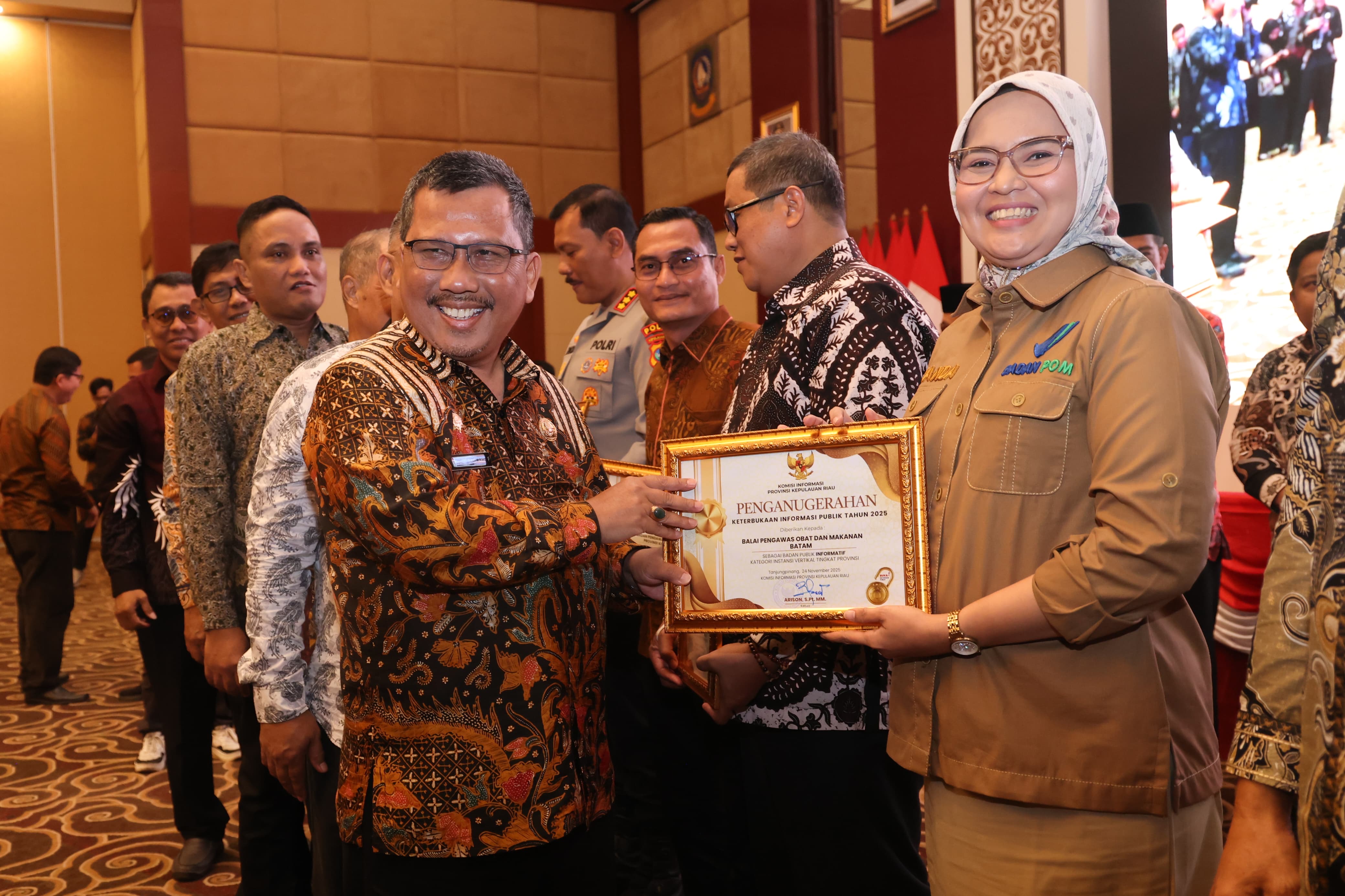 Anugerah KIP Kepri 2025: Jumlah Badan Publik Informatif Melonjak Dua Kali Lipat