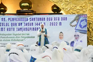Hj. Dewi Ansar Apresiasi BKMT Tanjungpinang Gelar Tadarus Al-Qur'an